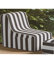Southern Living Summer Shop Collection Cabana Stripe Slipcovered Armless Inflatable Chair