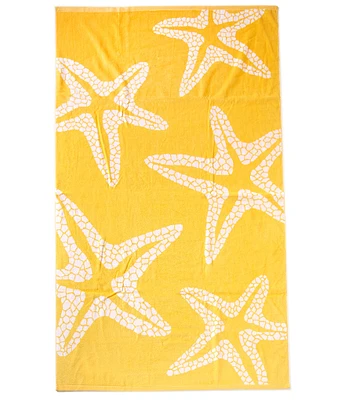 Southern Living Summer Shop Collection Starfish Jacquard Beach Towel