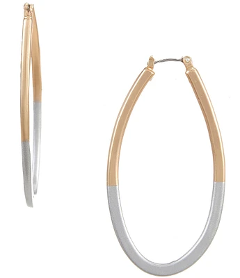 Southern Living Oval Hoop Earrings