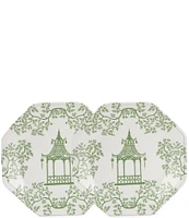 Southern Living Pagoda Accent Plates, Set of 2
