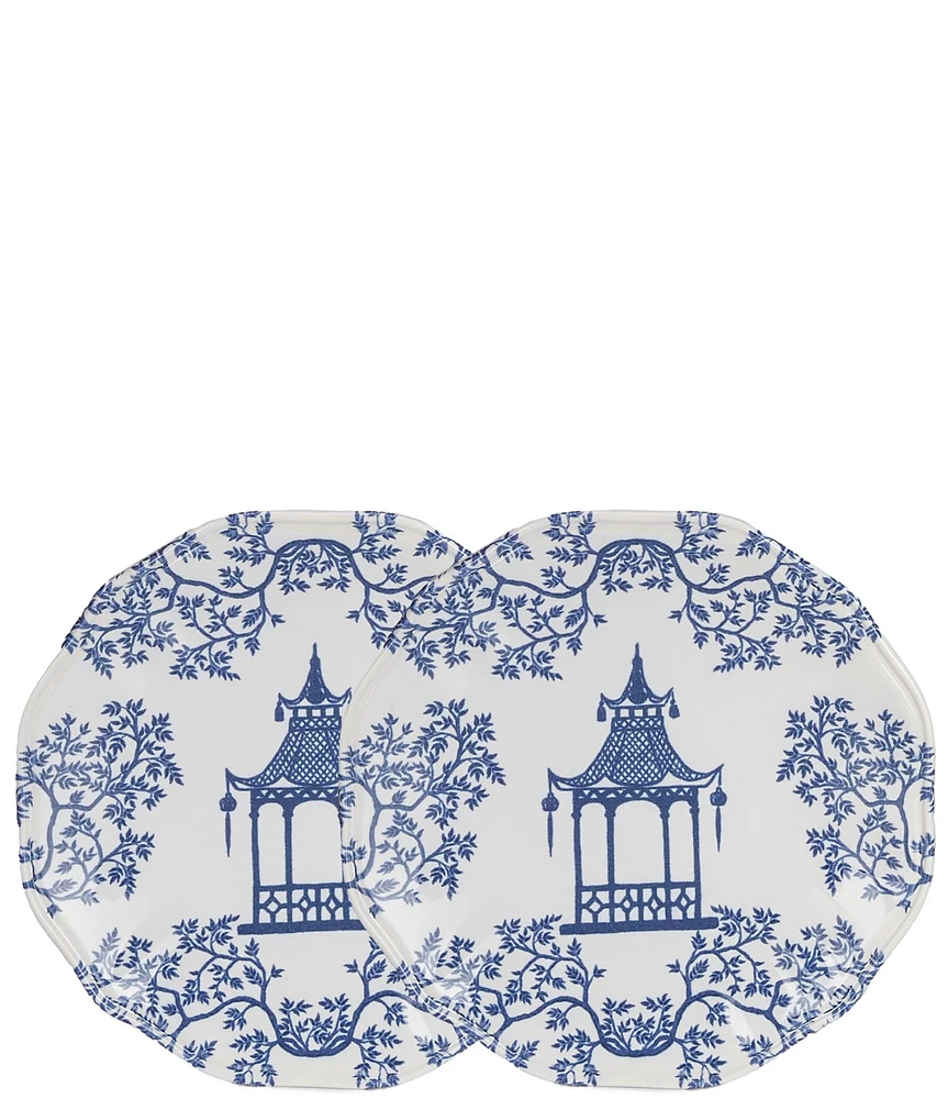 Southern Living Pagoda Bread Plates, Set of 2