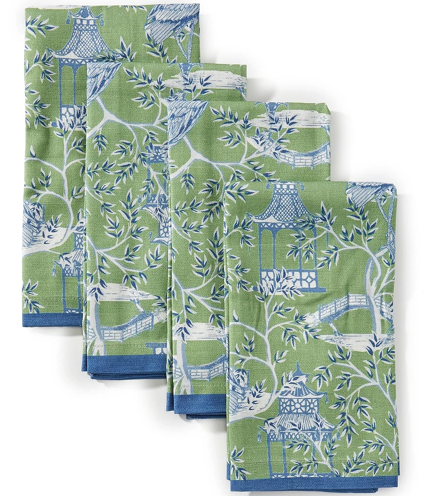 Southern Living Pagoda Napkins, Set of 4