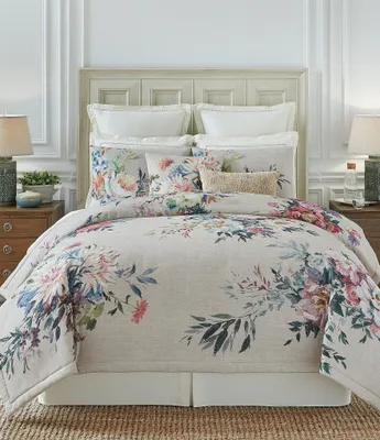 Southern Living Printed Floral Comforter Mini Set