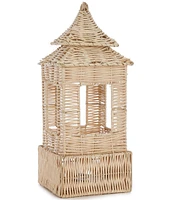 Southern Living Rattan Pagoda Lantern