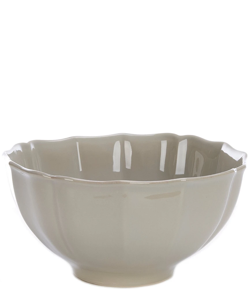 Southern Living Richmond Collection Glazed Scalloped Serve Bowl