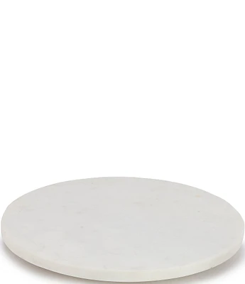 Southern Living Spring Collection Round Marble Cheese Board with Resin Feet