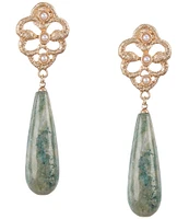 Southern Living Semi Precious Stone Linear Earrings