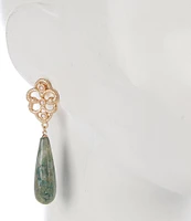 Southern Living Semi Precious Stone Linear Earrings