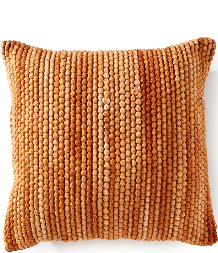 Southern Living Simplicity Collection Adobe Space Dye Square Pillow
