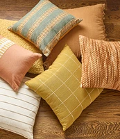 Southern Living Simplicity Collection Adobe Space Dye Square Pillow