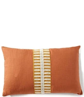 Southern Living Simplicity Collection Applique Lumbar Pillow