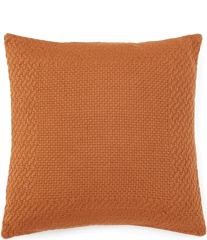 Southern Living Simplicity Collection Basketweave Square Pillow