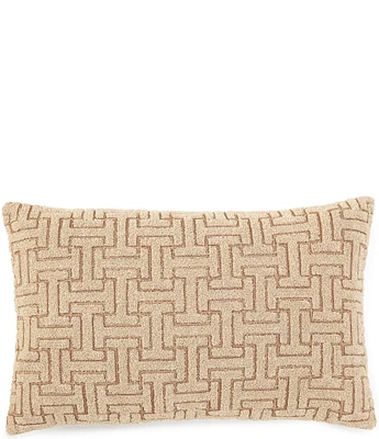 Southern Living Simplicity Collection Boucle Embroidered Pillow