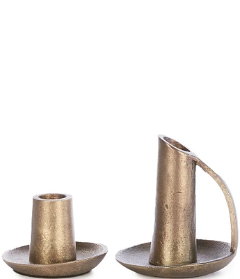 Southern Living Simplicity Collection Chamberstick Taper Candleholder Set