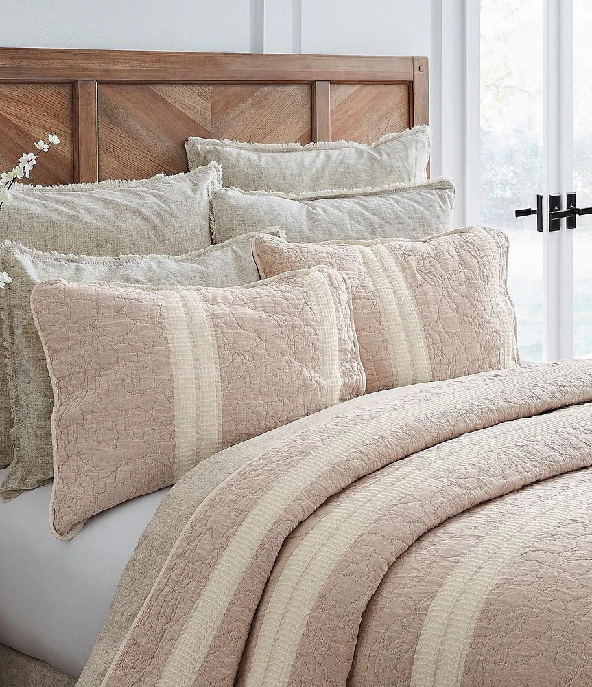 Southern Living Simplicity Collection Chelsea Horizontal Striped Coverlet