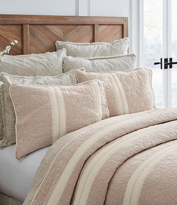 Southern Living Simplicity Collection Chelsea Horizontal Striped Coverlet