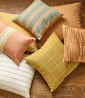 Southern Living Simplicity Collection Oversized Fringe Square Pillow