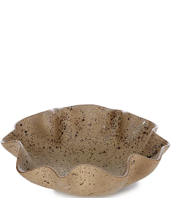 Southern Living Simplicity Collection Reactive Glazed Centerpiece Decorative Bowl