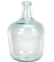 Southern Living Simplicity Collection Recycled Bubble Glass Demijohn Vase