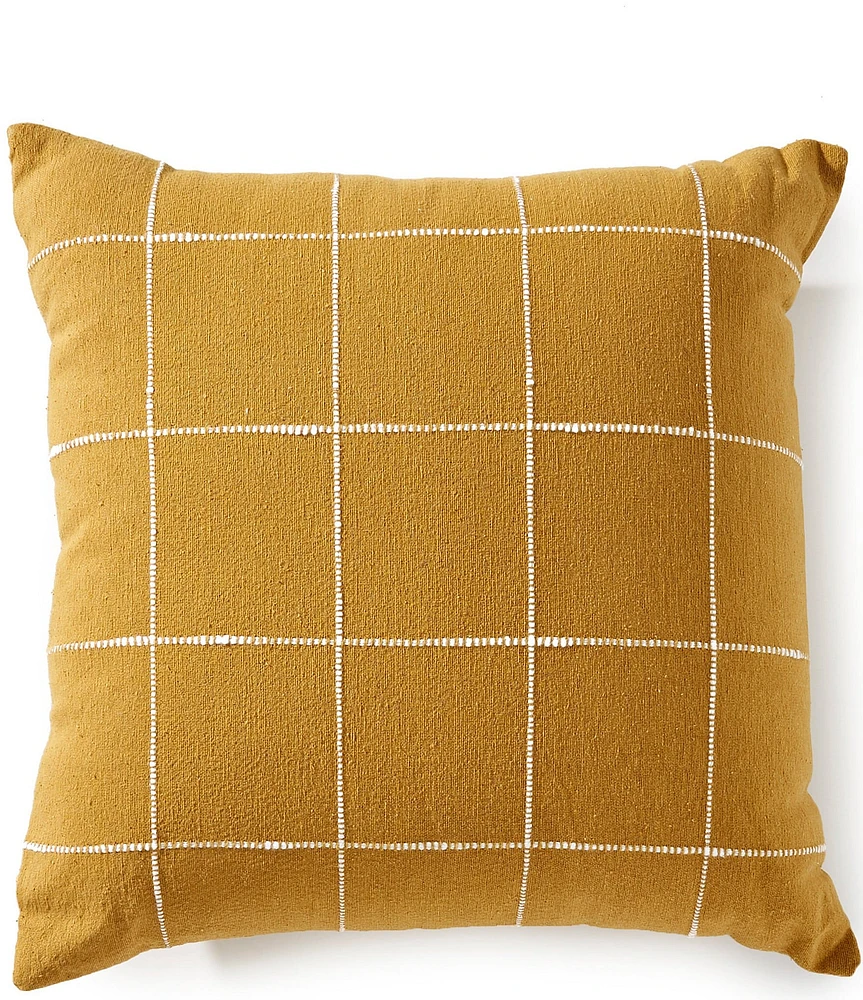 Southern Living Simplicity Collection Window Pane Square Pillow