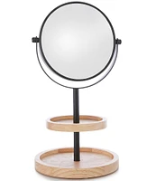 Southern Living Simplicity Collection Wood Mirror Bath Accessories