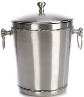 Southern Living Stainless Steel Beaded Ice Bucket