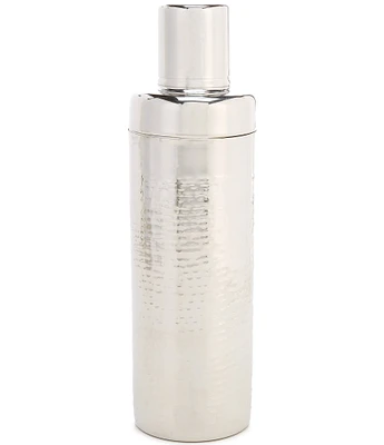 Southern Living Stainless Steel Hammered Cocktail Shaker