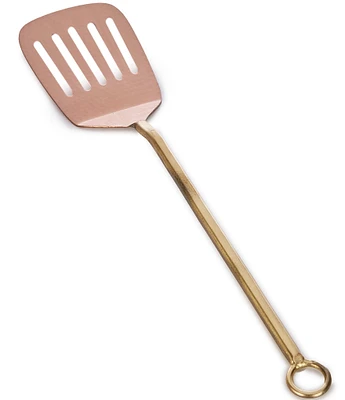 Southern Living Stainless Steel Hammered Copper & Forged Gold Slotted Spatula