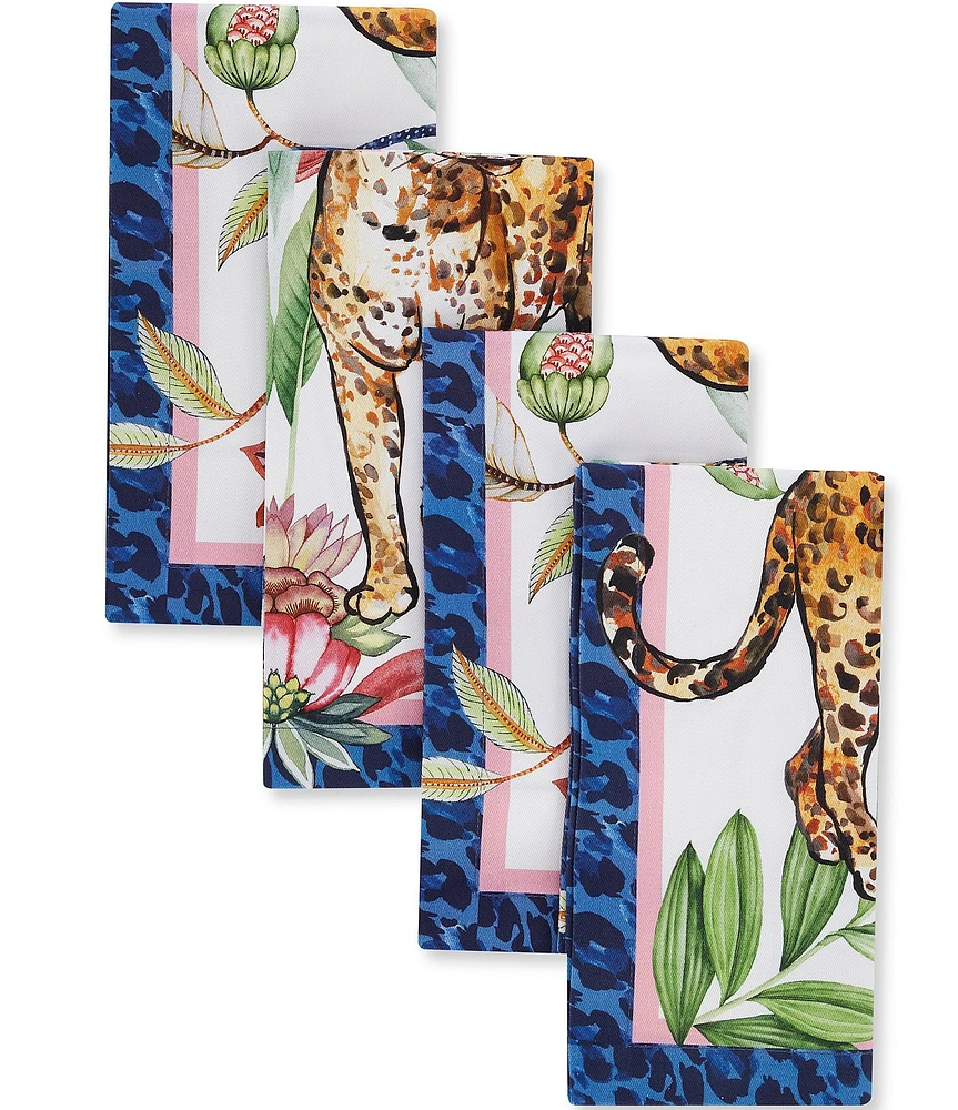 Southern Living Status Cats Napkins, Set of 4