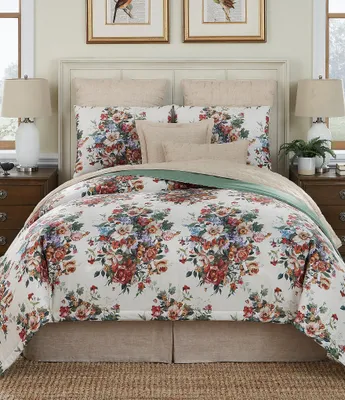 Southern Living Stoneleigh Floral Comforter Mini Set