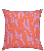 Southern Living Summer Shop Collection Two-Tone Giraffe Indoor/Outdoor Reversible Pillow
