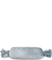 Southern Living Tasseled Velvet Bolster Pillow