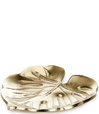 Southern Living Tropical Leaf Trinket Dish
