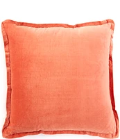 Southern Living Velvet & Linen Reversible Oversize Square Pillow