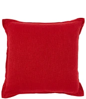 Southern Living Velvet & Linen Reversible Oversize Square Pillow