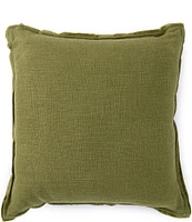 Southern Living Velvet & Linen Reversible Oversize Square Pillow