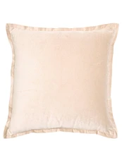 Southern Living Velvet & Linen Reversible Oversize Square Pillow