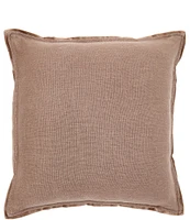 Southern Living Velvet & Linen Reversible Oversize Square Pillow