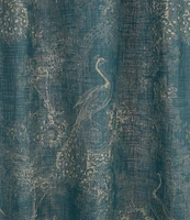 Southern Living Venetian Peacock Toile Shower Curtain