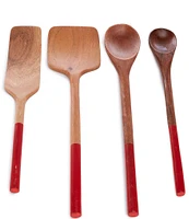 Southern Living Wooden Mixing Utensils, Set of 4