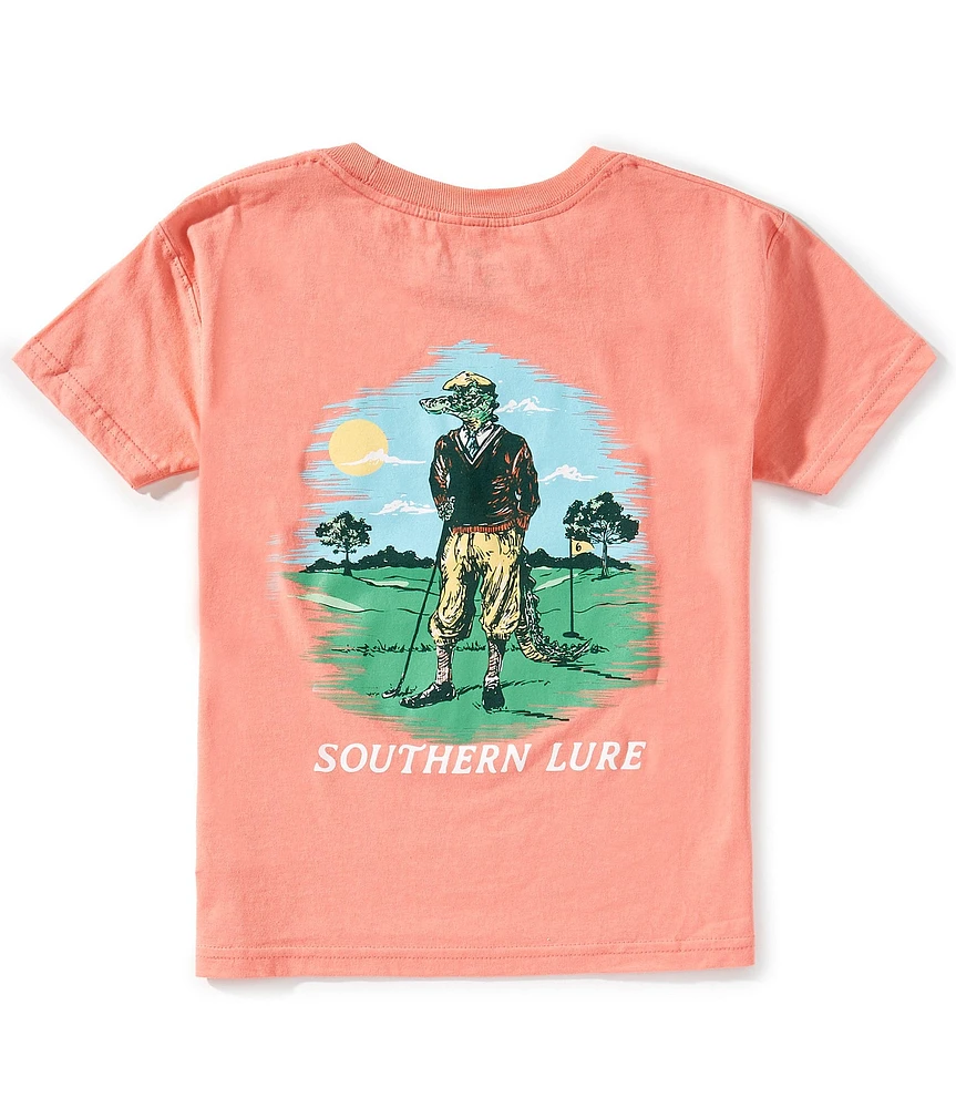 Southern Lure Big Boys 8-20 Short Sleeve Gator Golf Graphic T-Shirt