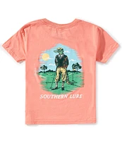 Southern Lure Big Boys 8-20 Short Sleeve Gator Golf Graphic T-Shirt