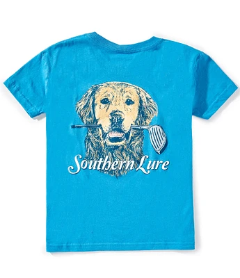 Southern Lure Big Boys 8-20 Short Sleeve Golden Golf Graphic T-Shirt