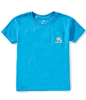 Southern Lure Big Boys 8-20 Short Sleeve Golden Golf Graphic T-Shirt