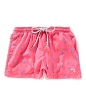 Southern Lure Little Boys Palm Tree Swim Shorts