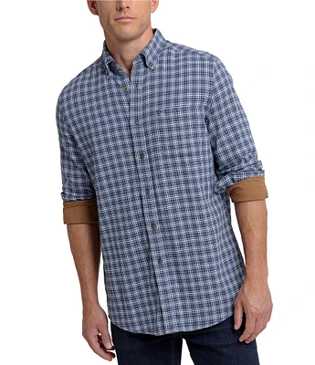 Southern Tide Barnwell Plaid Long Sleeve Woven Shirt