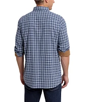 Southern Tide Barnwell Plaid Long Sleeve Woven Shirt