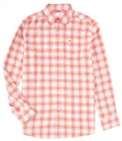 Southern Tide Beach Flannel Heather Howland Plaid Long-Sleeve Woven Shirt