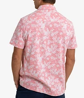 Southern Tide Beachcast Floral Print Short Sleeve Woven Shirt