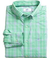 Southern Tide Beckenham Plaid Long Woven Shirt